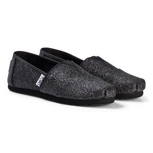 TOMS (Black Glitter)